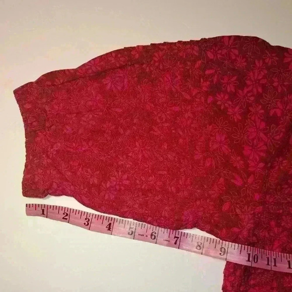 Free People Jessie Ditsy Floral Puff-Sleeve Midi Dress Size 12 READ - Picture 4 of 9